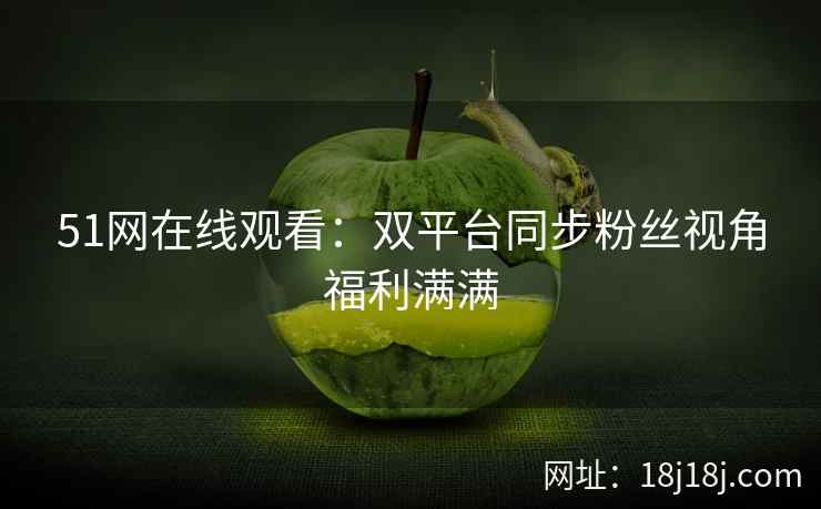 51网在线观看：双平台同步粉丝视角福利满满