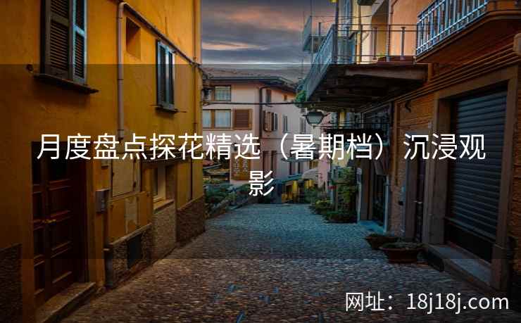 月度盘点探花精选（暑期档）沉浸观影